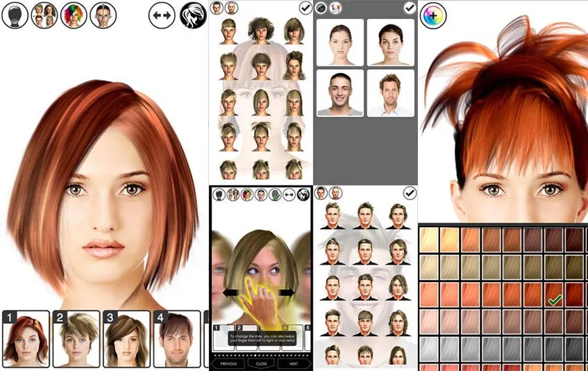 VirtualHairstyleGenerator: To try virtual hairstyles with your photo online Virt