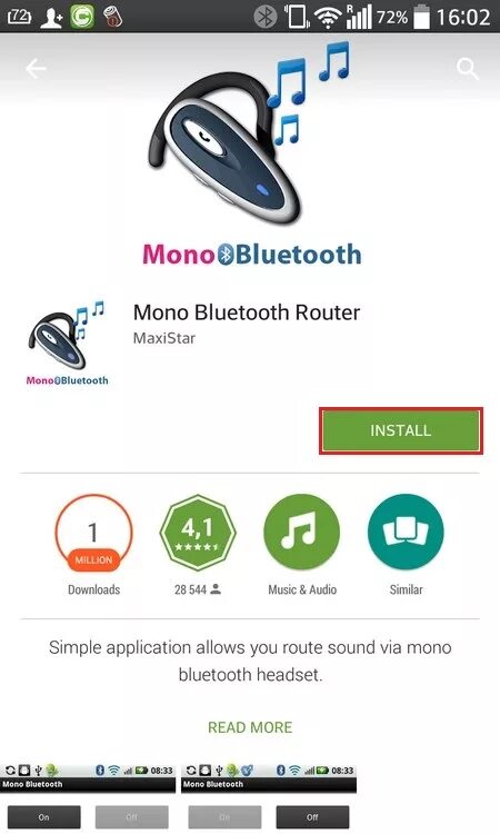 Приложение для подключения 2 блютуз Application for Bluetooth headset on Android