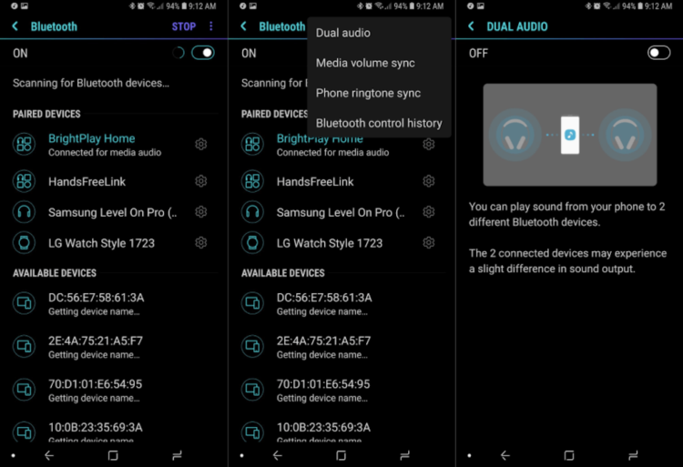 Приложение для подключения двух блютуз наушников одновременно Как использовать два Bluetooth-устройства на Galaxy S9 одновременно - PCNEWS.RU