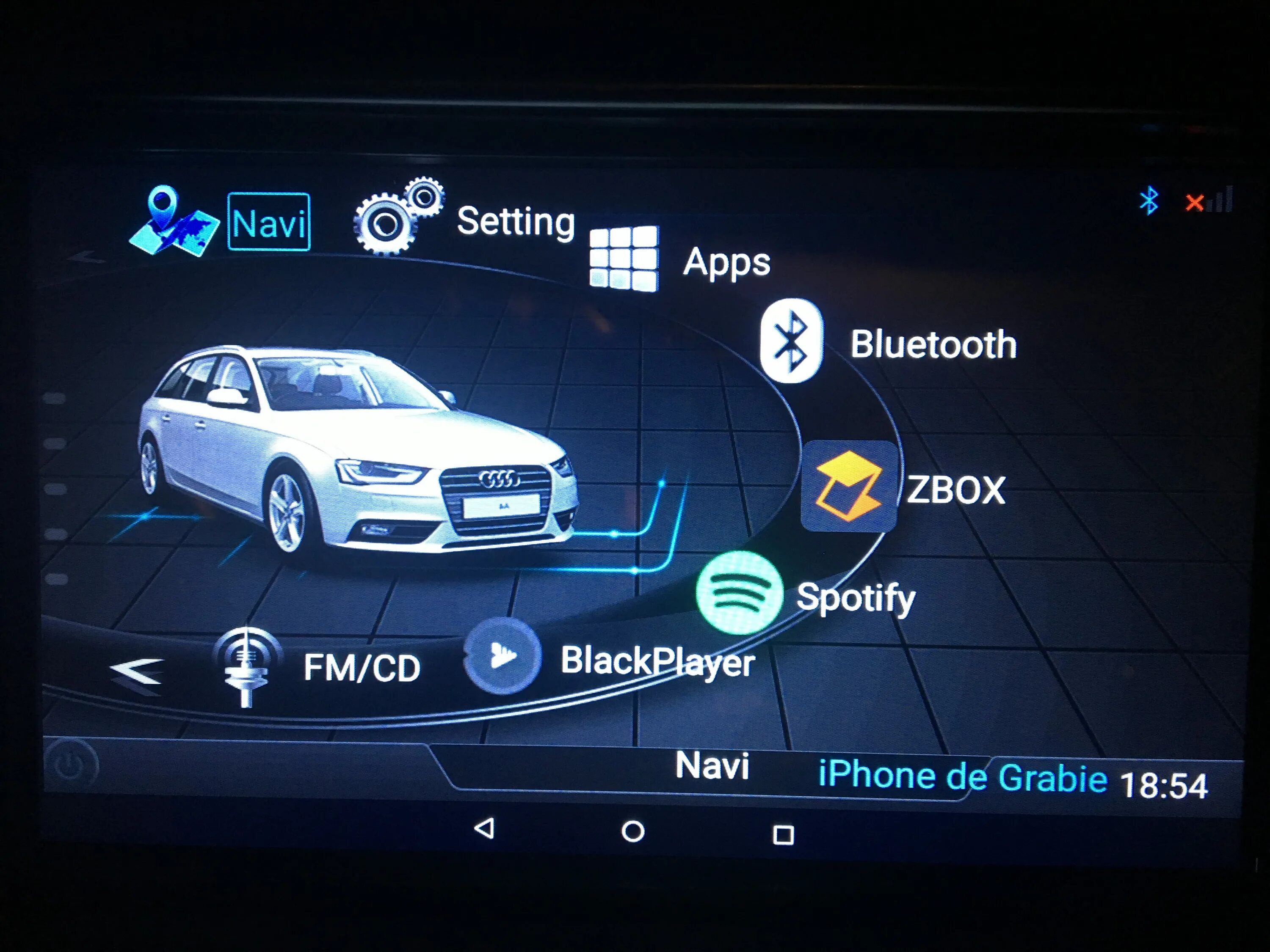 Приложение для подключения к андроид магнитоле Audi/Android Interface Units