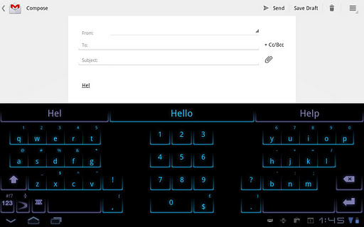 Приложение для подключения клавиатуры к телефону tablet - How can I "split" the virtual keyboard when typing on a large display i