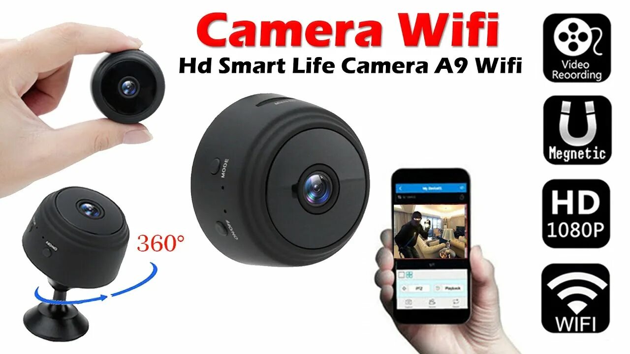 Приложение для подключения wifi камеры شرح لطريقة تشغيل كاميرا ويفي Hd Smart Life Camera A9 Wifi - YouTube