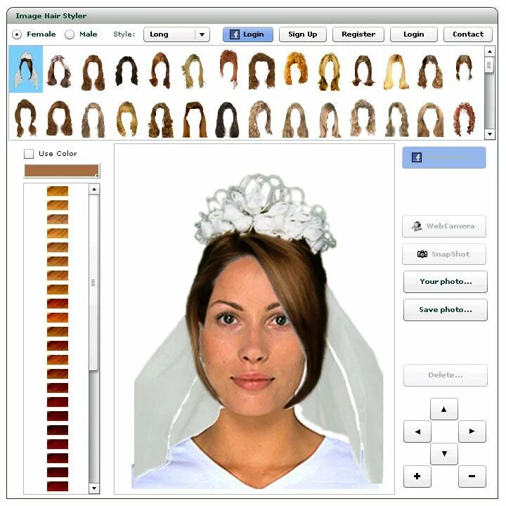 Приложение для причесок по фото VirtualHairstyleGenerator: To try virtual hairstyles with your photo online Virt