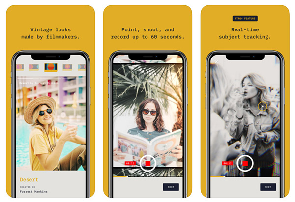 Приложение для ретро фото Moment Launches RTRO Video App For iPhone With Neat Vintage Effects And More Red