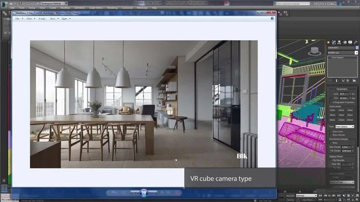 Приложение для визуализации интерьера бесплатно Creating VR in V-Ray 3.2 for 3ds Max 3ds max, 3ds, Design