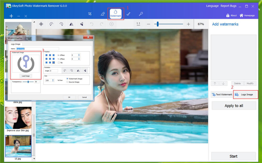 Приложение для водяного знака на фото UkeySoft Photo Watermark Remover User Guide - How to Remove unwanted Objects fro