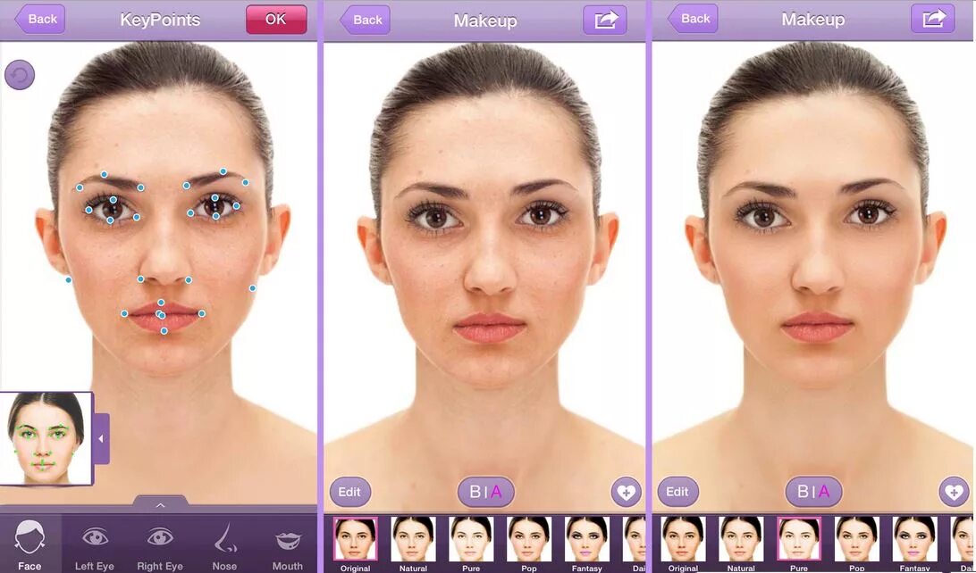 Приложение для замены лица на фото Give your face a digital makeover with Perfect365! - Techglimpse