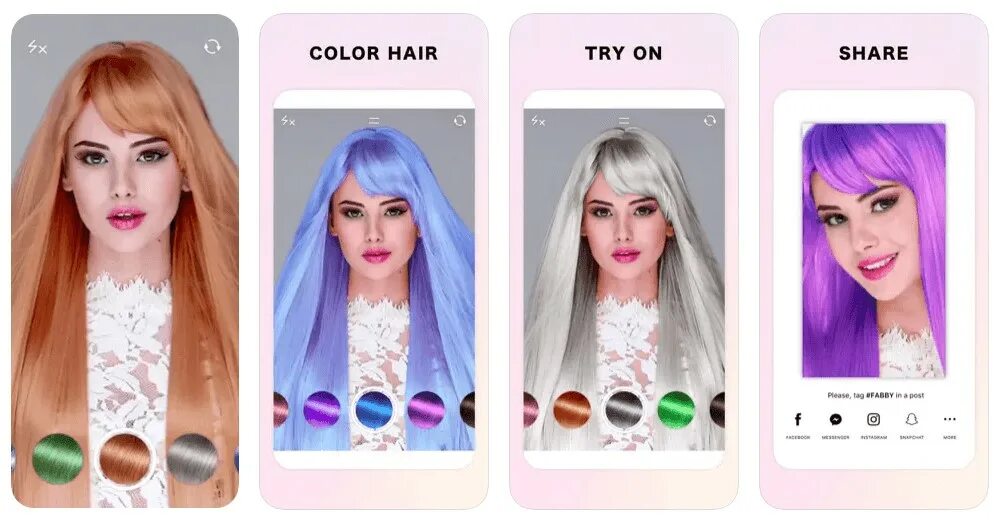 Приложение как будут выглядеть волосы 7 Best Hair Color Apps to Try on Different Hair Colors Virtually Fotor