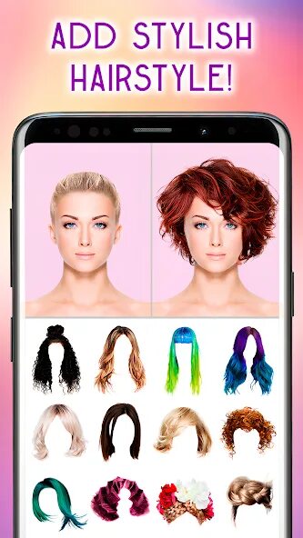 Приложение какую прическу сделать Hairstyles Photo Editor - Праграмы ў Google Play