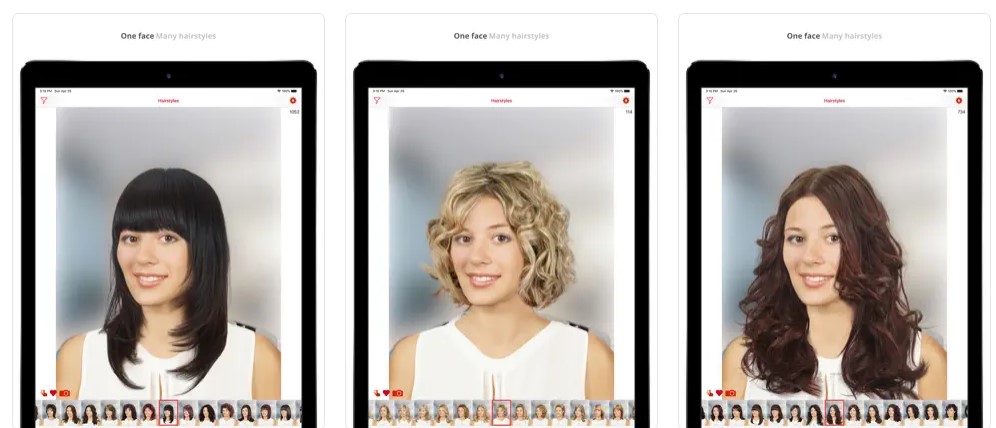 Приложение меняет прическу на фото Программа чтобы примерить прическу