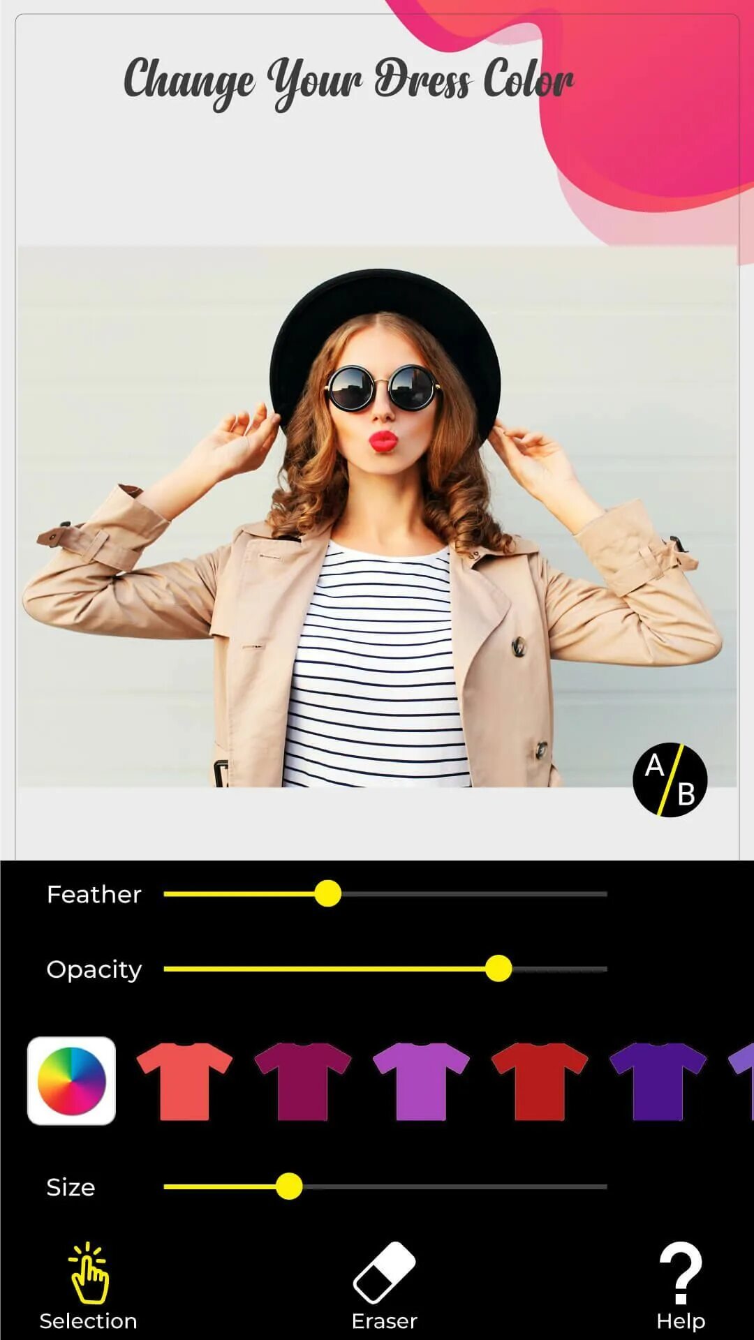 Приложение меняющее одежду на фото Цвет одежды приложение