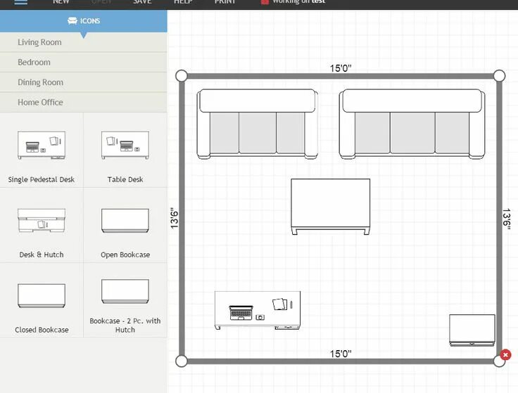 Приложение планировка комнаты бесплатно 6 Free Online Room Design Software Applications Room layout planner, Room design