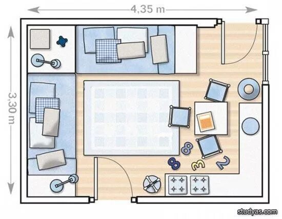 Приложение планировка комнаты с мебелью Планировка детской комнаты Child bedroom layout, Boys room design, Bedroom layou