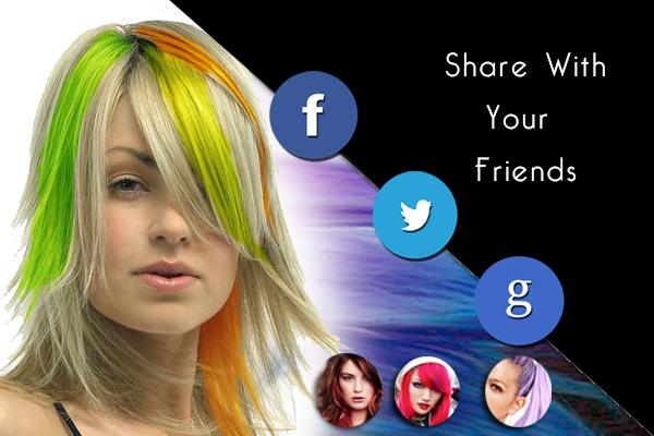 Приложение подобрать прически цвет волос Android ডাউনলোডের জন্য Change Hair Color APK