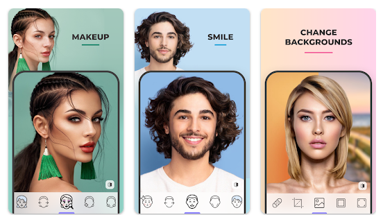 Приложение подобрать прически цвет волос Smile Face Photo Editing App Dongly Tech