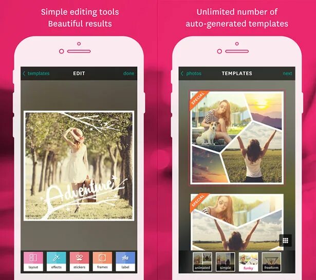 Приложение сделать коллаж из фото айфон 20 Best New iPhone & iPad Apps 2015 For Graphic & Web Designers