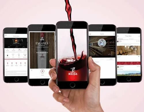 Приложение вино по фото Tecnovino enoturismo App Rioja premio Fitur Wine recipes, Rioja, Labels