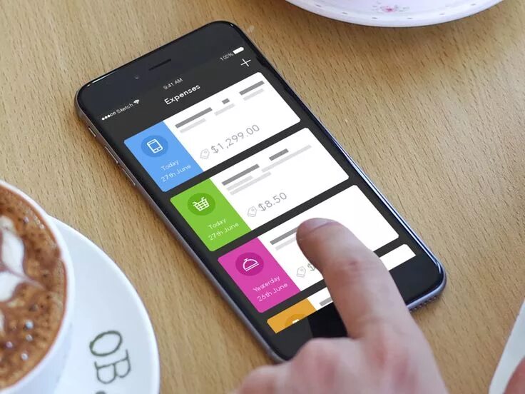 Приложение за фото дают деньги Personal Expense Tracker App Ios app design, Android app design, Mobile app insp