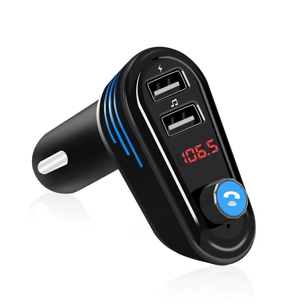 Приложения для подключения блютуз к машине Car Bluetooth Kit Handsfree FM Transmitter Wireless A2DP Car MP3 Player Support 