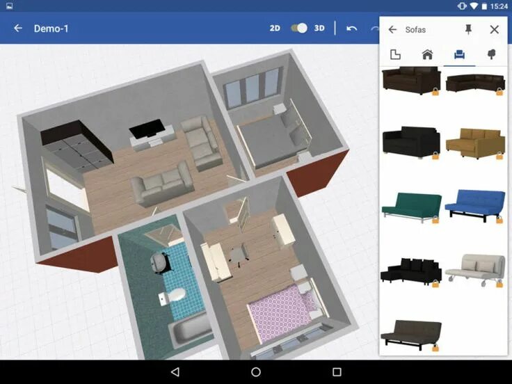 Приложения для создания планировки квартиры В каталоге "IKEA Home Planner" все предметы только данного производителя Планы э