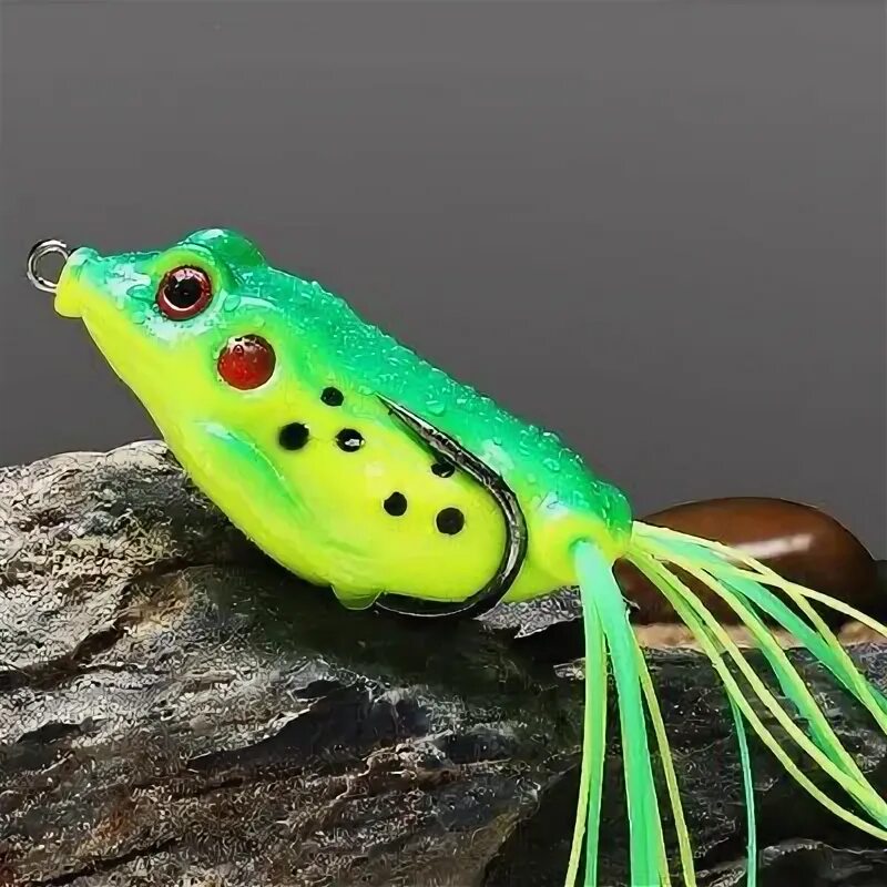 Приманка лягушка своими руками 20pcs Large Frog Soft Lures Topwater Bass Fishing Bait Crankbaits two hooks +Box