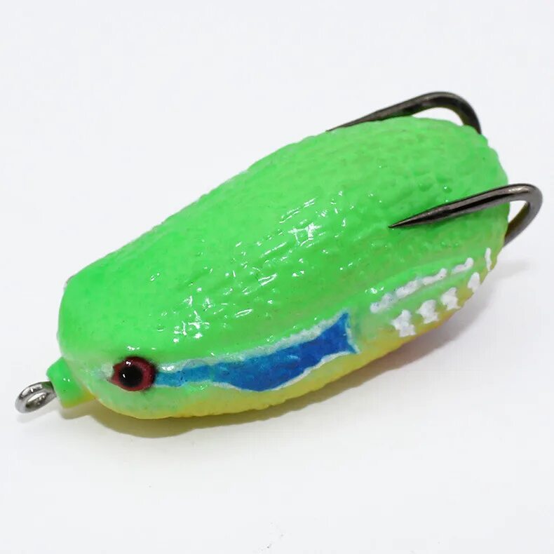 Приманка лягушка своими руками 8pcs/pack 6cm 14g frog lure bait single barbed tail hook snakehead lure thunder 