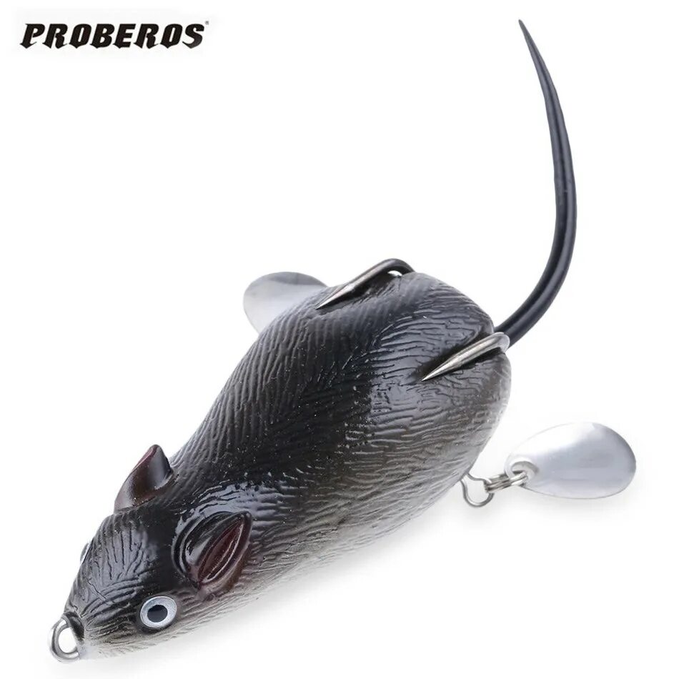 Приманка мышь на щуку своими руками 1pc Soft Mouse Mice Lure New Design Fishing Mice Lure Fishing Tackle Bait Profes