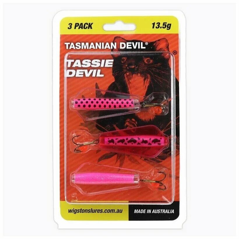 Приманка тасманский дьявол своими руками Набор Приманок Tasmanian Devil 3pc (55D, 121, S05) 13g - купить по низкой цене в