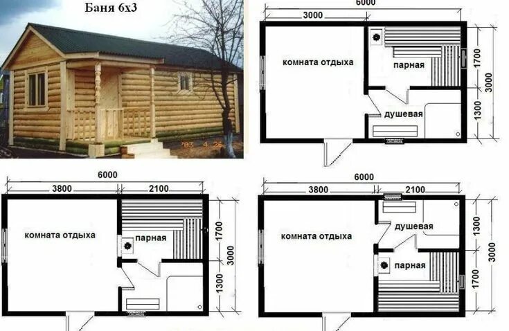 Пример бани 6 6 Каркасная баня 3х4 своими руками Планировки, Парилка, Строительные планы