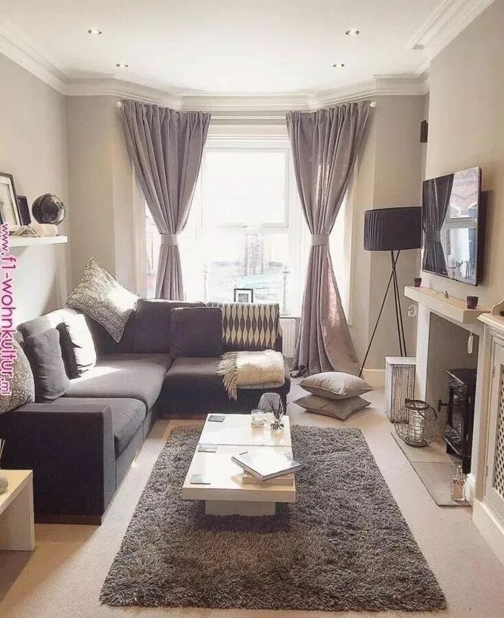 Пример дизайна гостиной 37 First Apartment Decorating Ideas on A Budget #apartmentdecorating #apartmentd