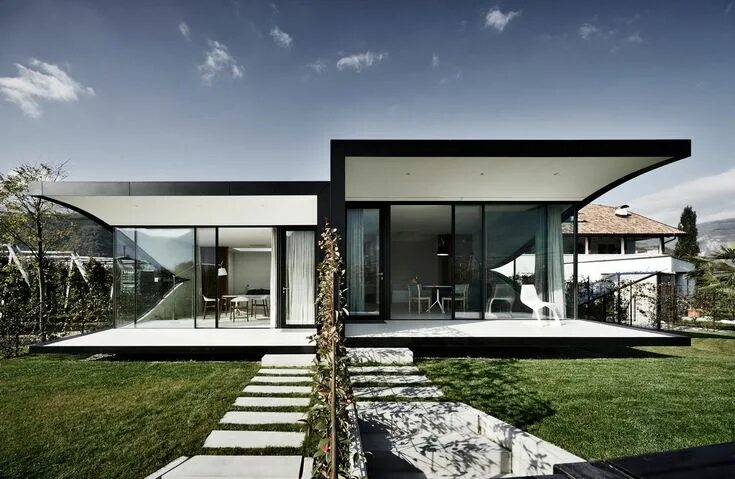 Пример дом сайт The Mirror Houses: A Pair of Holiday Homes in Bolzano, Italy Architecture house,