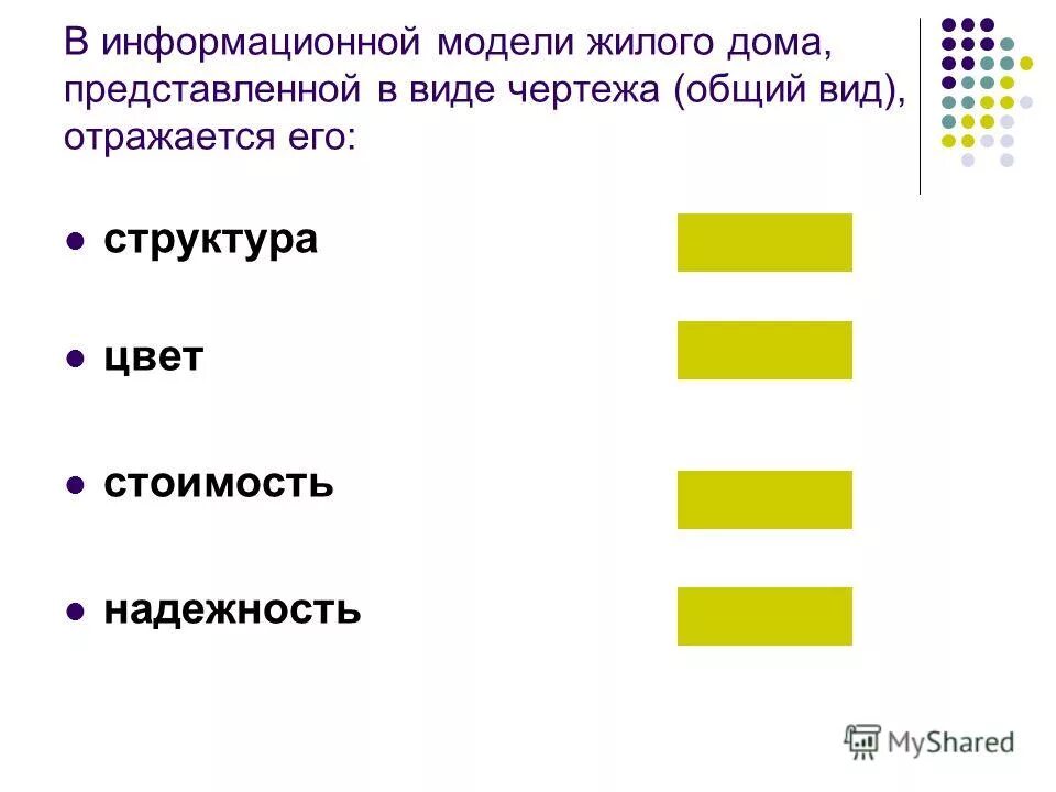 Пример информационной модели жилого дома В информационной модели жилого дома представленной виде чертежа общий фото Shkol