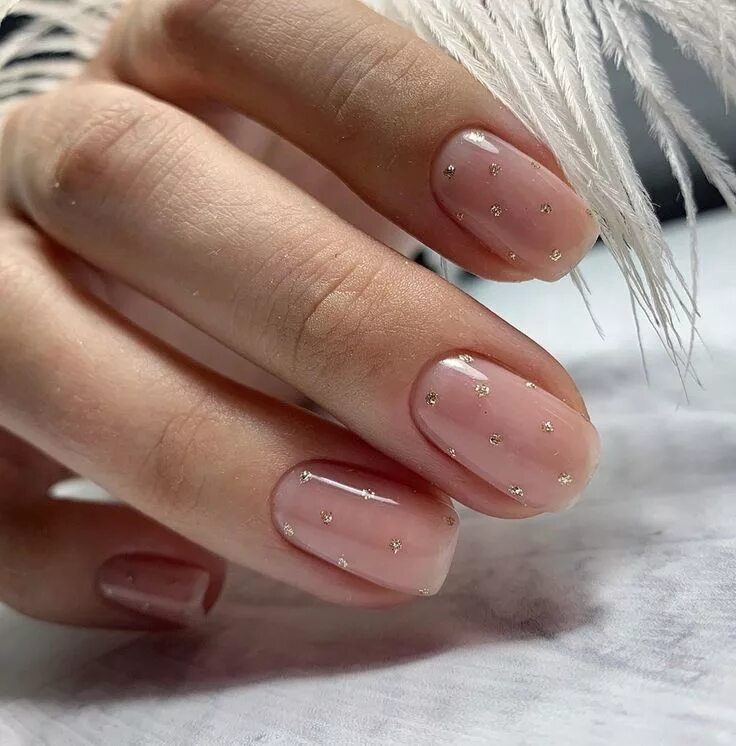 Пример нюдового маникюра Красивые ногти. Маникюр. DivaNail Nails, Beauty