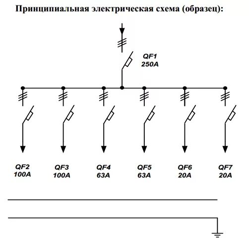 Пример однолинейной схемы распределительного щита Картинки ЧИТАЕМ ОДНОЛИНЕЙНЫЕ СХЕМЫ