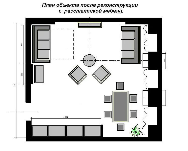 Пример планировки зала ТОП-70 фото как оформить интерьер кухни-гостиной