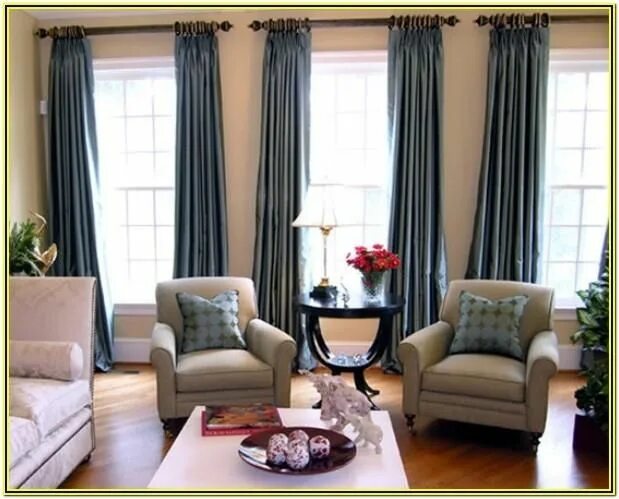 Пример штор в интерьере Curtain Ideas For Small Living Room Windows Curtains living room, Trendy living 