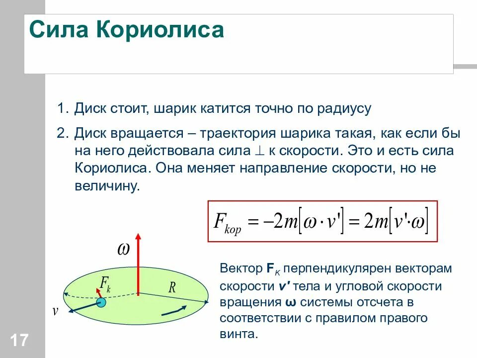 Пример силы кориолиса дома Об измерениях в СТО - Форум по физике - Вся физика