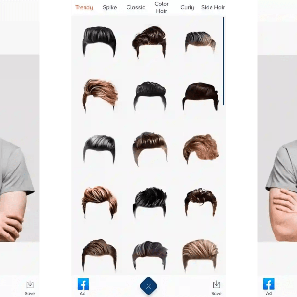 Примерить прическу онлайн по фото Мужские стрижки подобрать по фото - New Haircuts