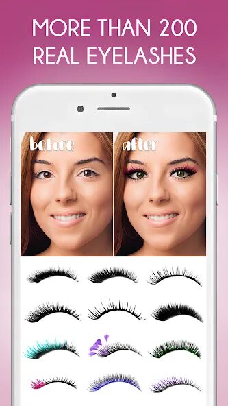 Примерить ресницы онлайн по фото Eyelashes Photo Editor - Google Play дүкеніндегі қолданбалар