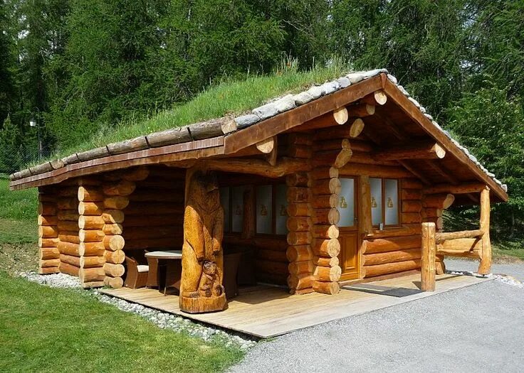 Примеры бань фото Une maison en bois brut: la fuste Log cabin homes, Tiny house cabin, Log homes