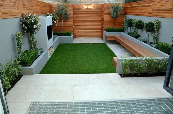 Примеры благоустройства частного дома How to Design a Calming Minimalistic Garden - mmminimal Modern backyard landscap