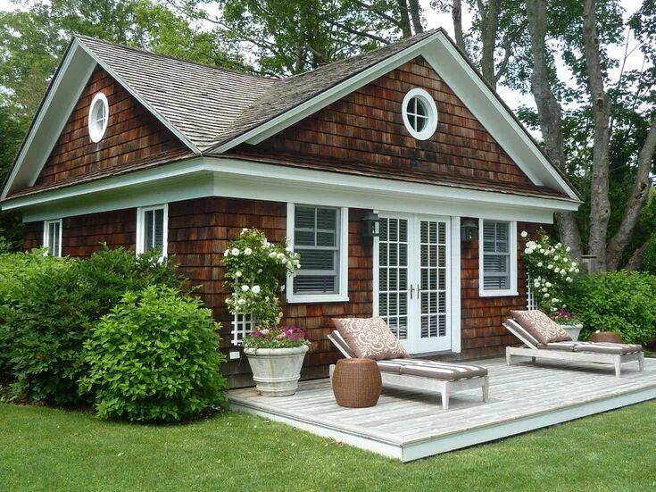 Классическая уютная дача в Дании Summer house, Small summer house, Danish house