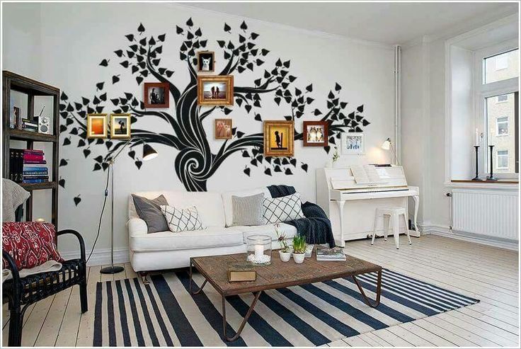 Примеры декора на стену Pin by Marina Gonzales on ideas y hogar Family tree wall decor, Family tree wall