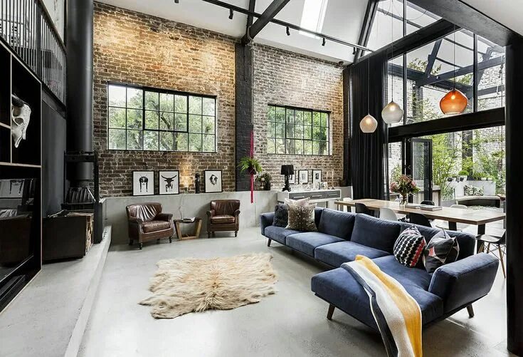 Примеры дизайна стиля лофт Industrial Interior Design: 10 Best Tips for Mastering Your Rustic Industrial De