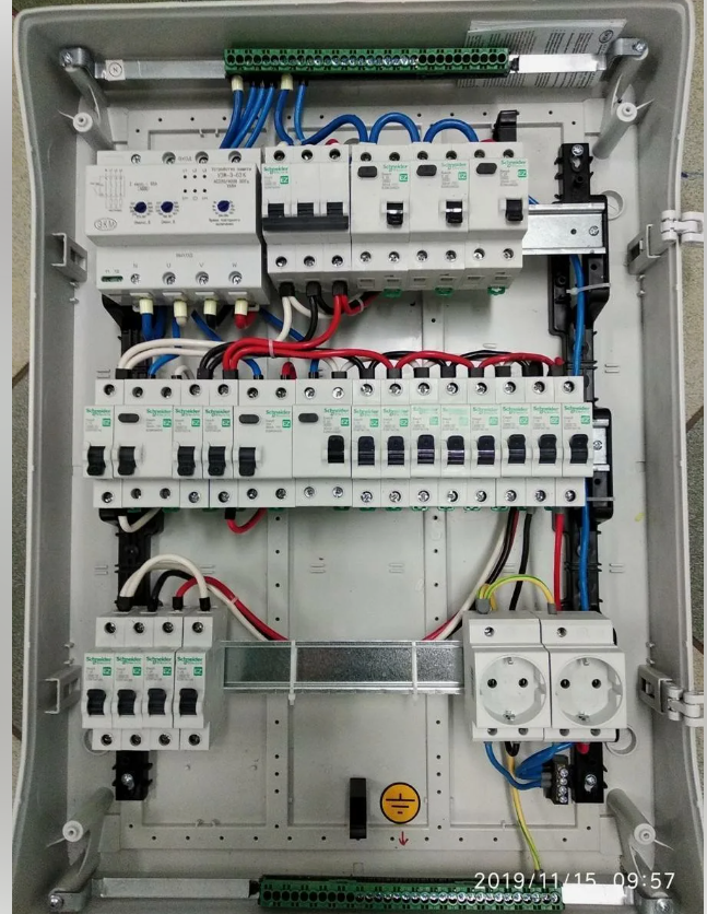 Примеры домашних электрических щитов в частный дом Установка и подключение переговорного устройства в Починках - Электромонтажные р