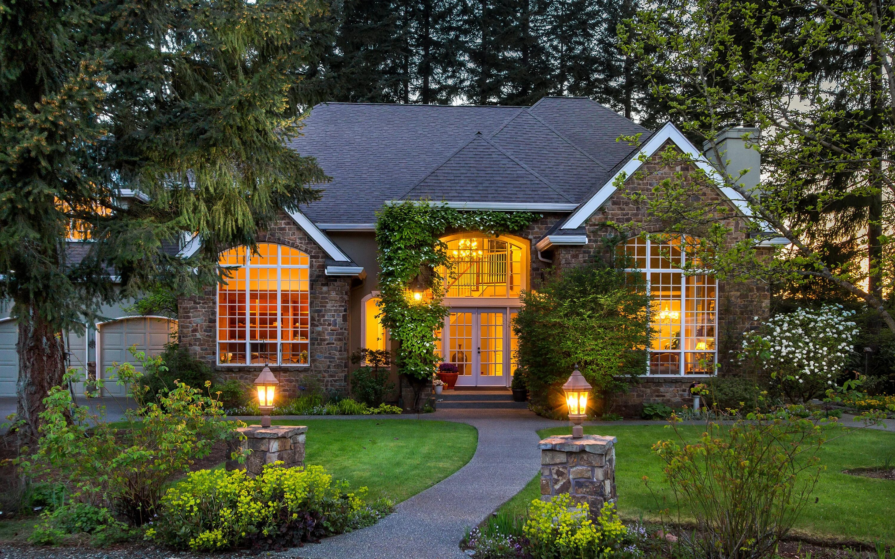 Tudor style cottage with a modern twist in historic Crocus Hill Tudor style home