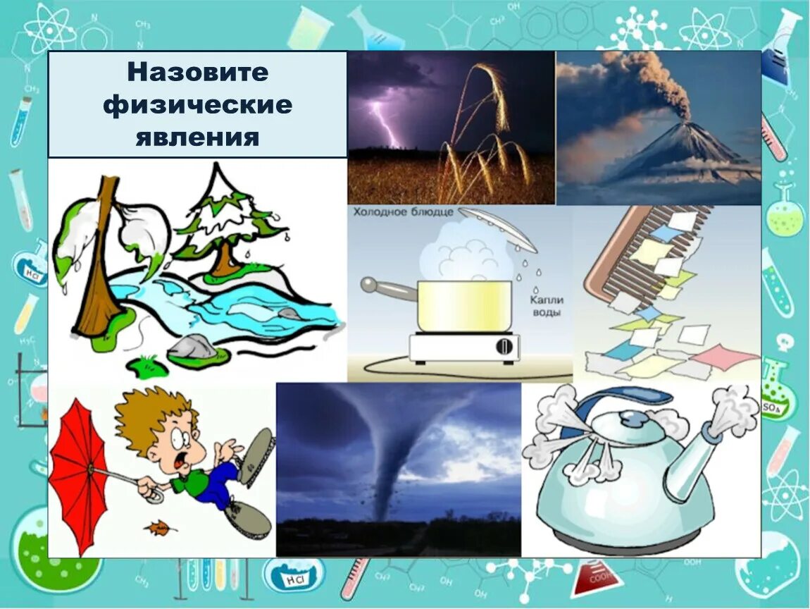 Примеры физических явлений дома Презентация к уроку по химии в 8 классе "Физические и химические явления, химиче