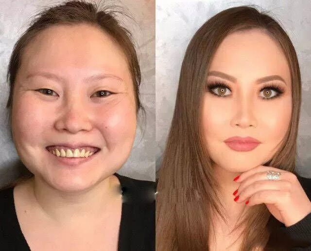 Примеры фото до и после Makeup Before and After Makeup before and after, Amazing makeup transformation, 