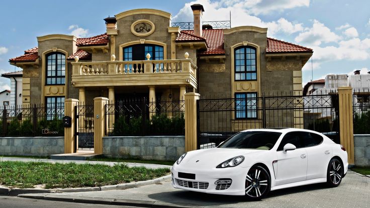 Примеры информационных машин дома Porsche with beautiful house - http://www.newiphonewallpapers.net/cars/porsche-b