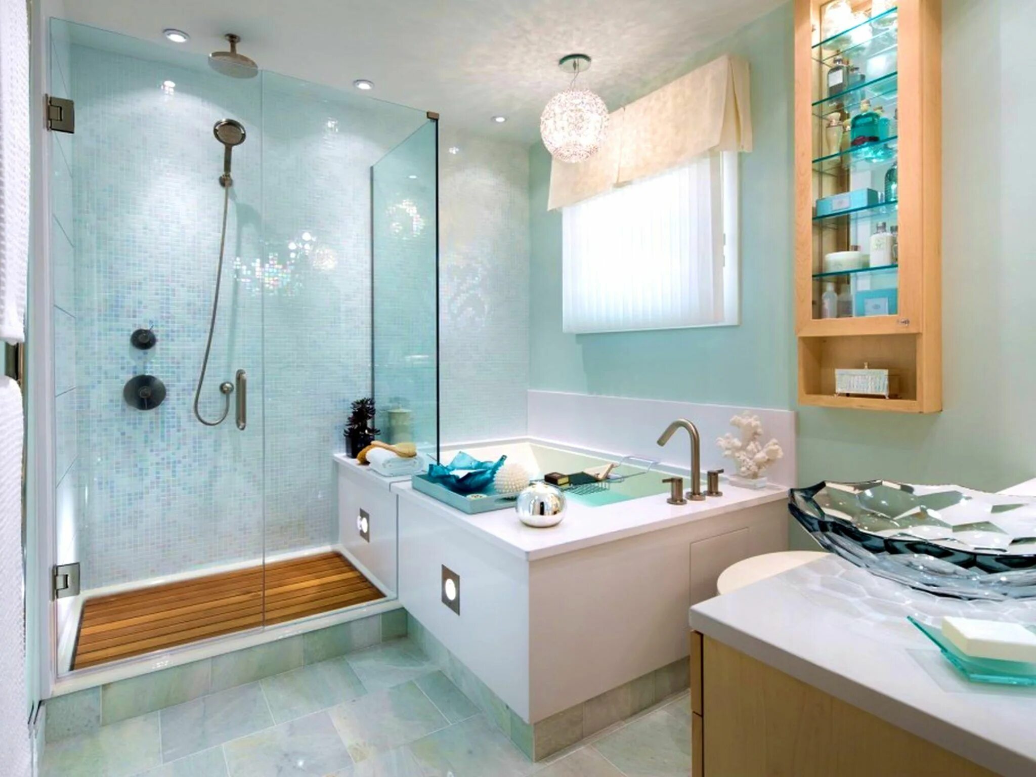 Примеры интерьера ванной Turquoise Bathrooms: Timeless and Captivating Interior Simple bathroom, Bathroom